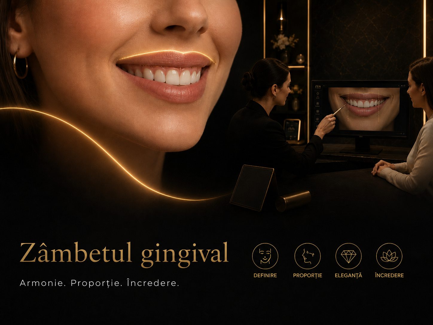Zâmbet gingival - evaluare și context medical