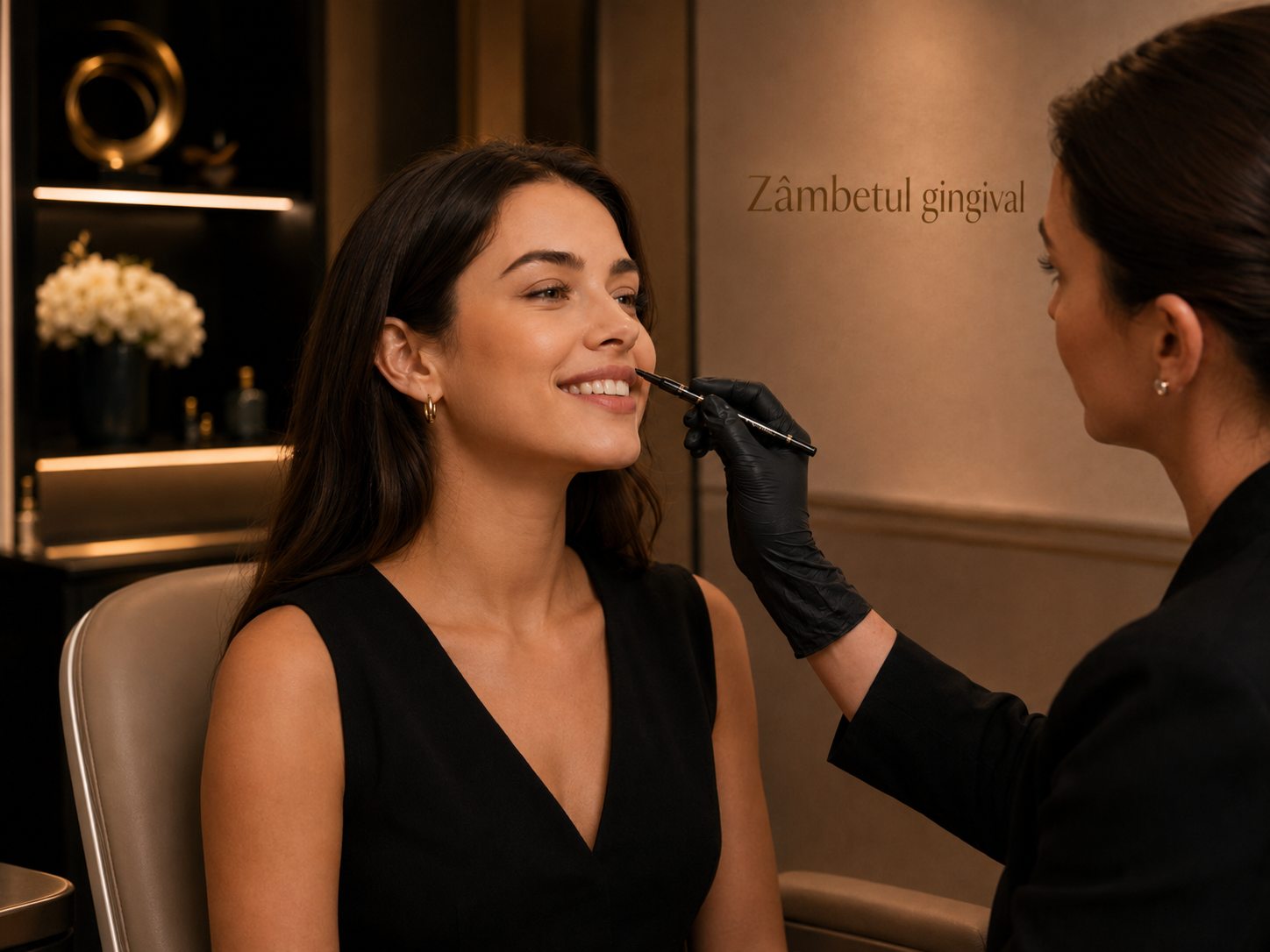Zâmbet gingival - rezultat și proporție